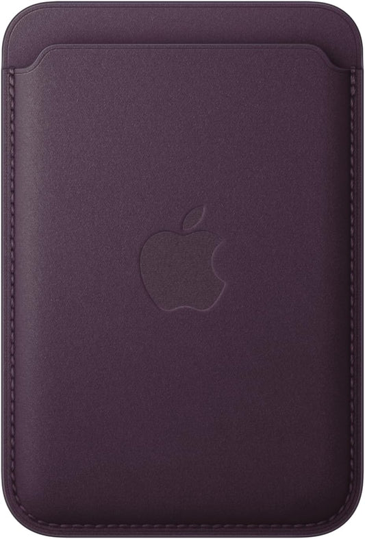 Apple iPhone FineWoven Magnetic Wallet with MagSafe for Vaccine Card, Blackberry (Like New)