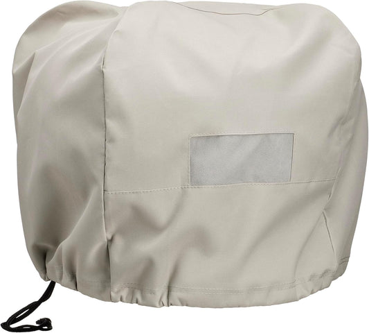 Mr. Bar-B-Q Heavy Duty 22"x21" Turbine Grill Cover for Outdoor Use, Beige Color (Like New)