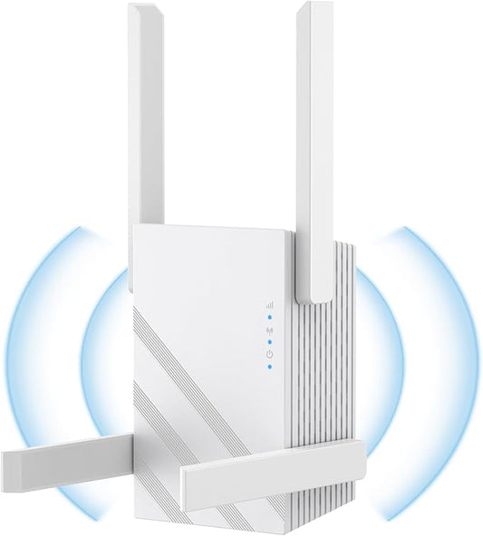 Oaitree 2025 WiFi Extender Signal Booster, Dual Band WiFi Repeater, 1200Mbps (Used)