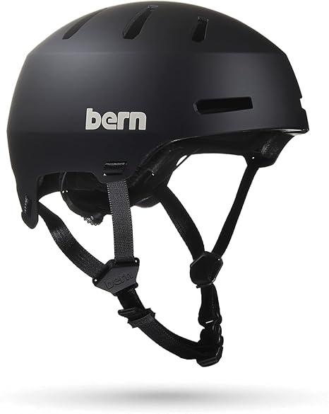 Bern Macon 2.0 MIPS Adult Multisport Helmet for cycling, Matte Black -  Large (Like New, No Retail Box)
