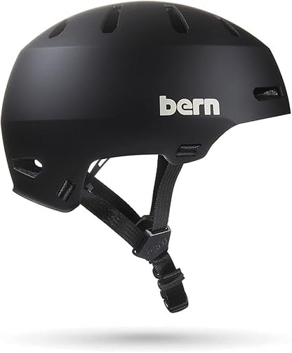 Bern Macon 2.0 MIPS Adult Multisport Helmet for cycling, Matte Black -  Large (Like New, No Retail Box)