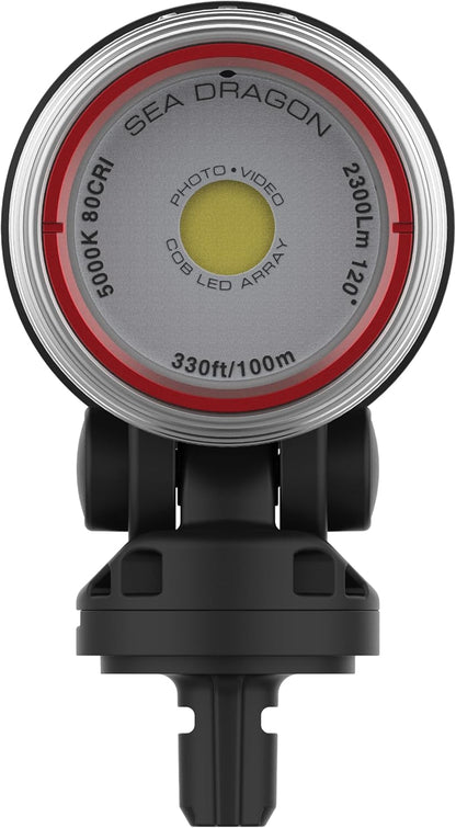 SeaLife Sea Dragon 2300F SL6821 Compact Underwater Photo Video Light,330ft Depth (Like New)