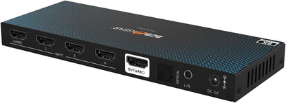 BZB Gear BG-8K-HS41A 8K UHD HDMI 2.1 Switcher with Audio De-Embedding, 48 Gbps (Like New)