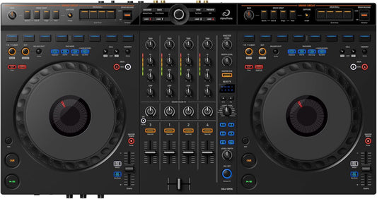 AlphaTheta DDJ-GRV6 4-Channel DJ Controller w/ Groove Circuit, Large Size, Black (Used)