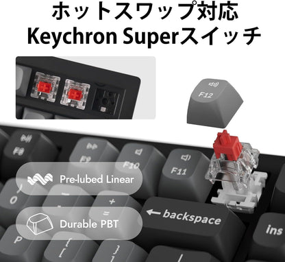Keychron K10 MAX Programmable Wireless Mechanical Keyboard for Smartphone and PC (Used)