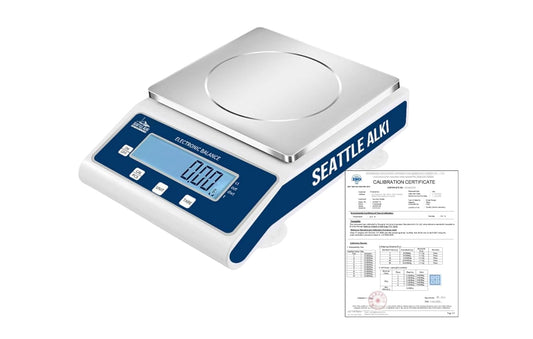 Fristaden Seattle Alki Scientific Lab Scale with Calibration Certificate - Blue (Used)