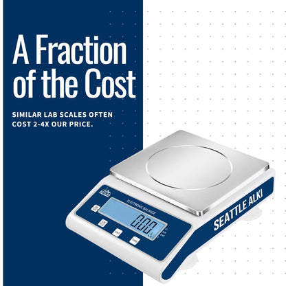 Fristaden Seattle Alki Scientific Lab Scale with Calibration Certificate - Blue (Used)