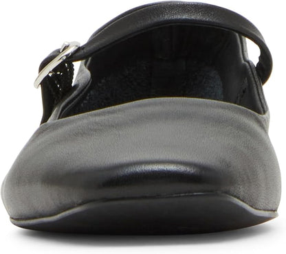 Steve Madden Women's Maple Leather Comfort Style Adjustable Flats Strap Shoe (Used, No Retail Box)
