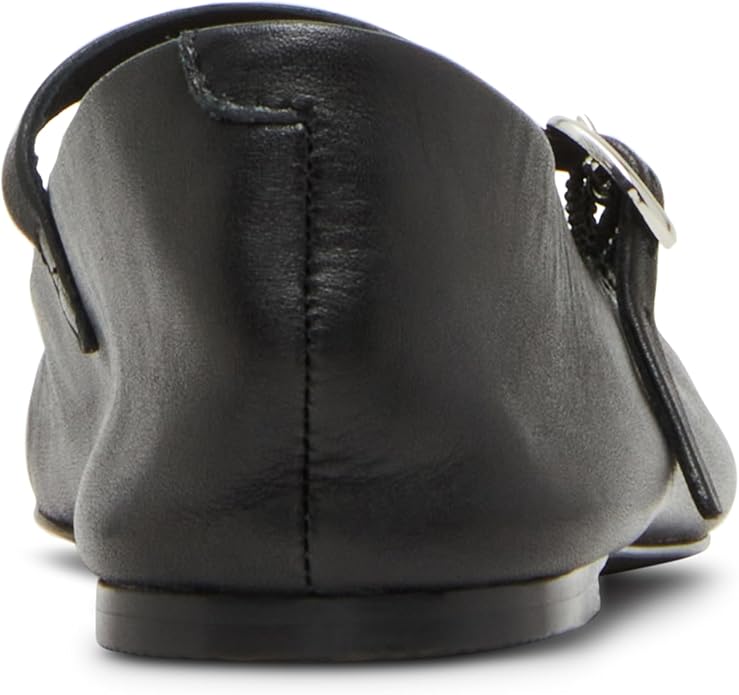 Steve Madden Women's Maple Leather Comfort Style Adjustable Flats Strap Shoe (Used, No Retail Box)