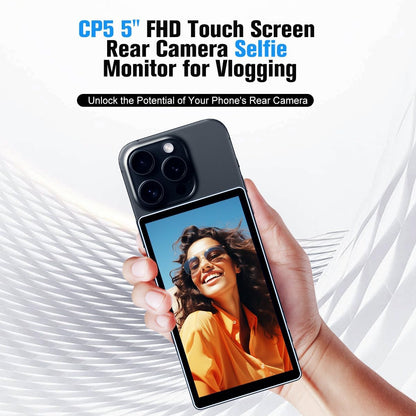 Shimbol CP5 Full HD 5" Touch Screens Rear Camera Selfie Monitor, 3H Battery Life (Used)