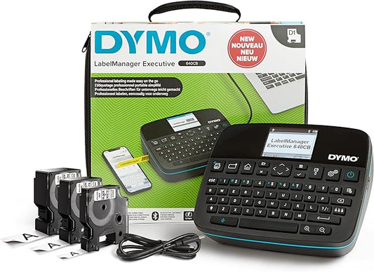 DYMO LabelManager Executive 640 CB Portable Label Printer Kit with Carry Case (Like New)