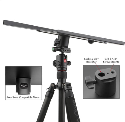 Oben TLSP-1614 Aluminum Tripod and Light Desk Stand Compatible with Laptops (Like New)
