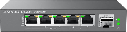 Grandstream Multi-Gigabit Ethernet PoE Switch for Desktop/Wall-Mount, 6 Ports (Like New)