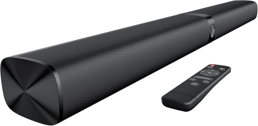 Assistrust KY-8000 2-in-1 Bluetooth Detachable Sound Bar for Smart TV/PC, Black (Used)