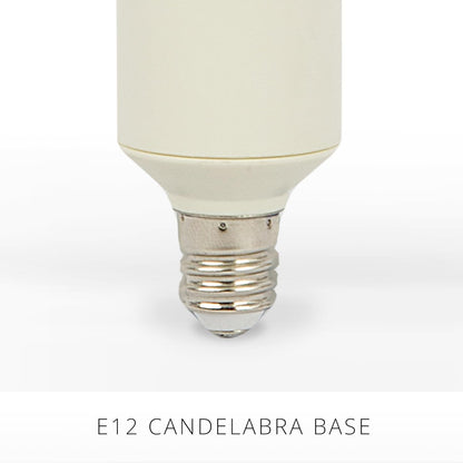 Luminara Flameless Tall E12 Taper Bulb Flat Top Candle for Lighting Fixtures (Like New)