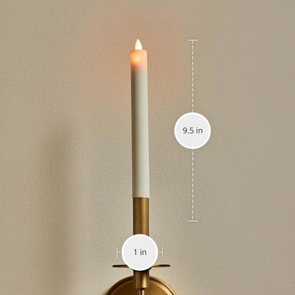 Luminara Flameless Tall E12 Taper Bulb Flat Top Candle for Lighting Fixtures (Like New)