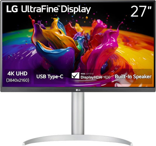 LG Ultrafine 4K UHD HDR 27" IPS Computer Monitor w/ Adjustable Stand - 240 Volts (Used)