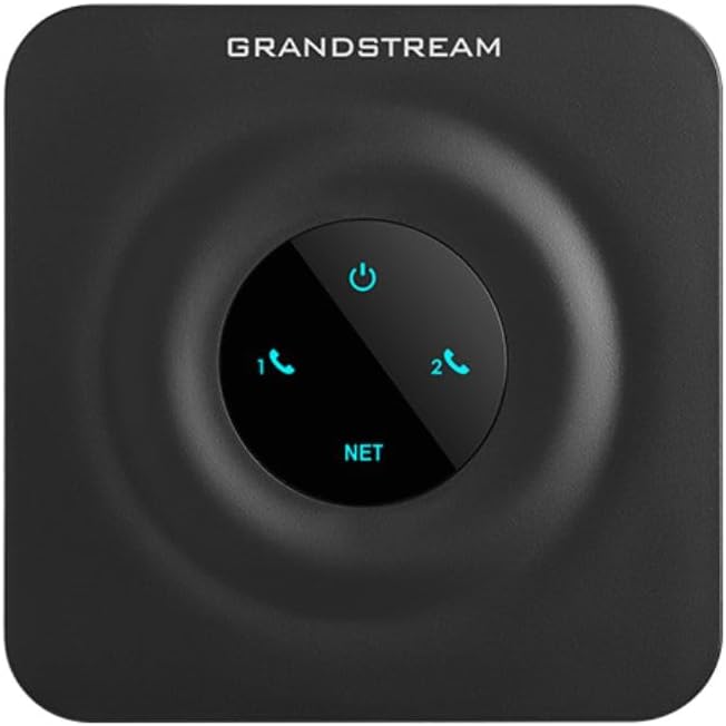 Grandstream HT802 v2 VoIP Adapter, 2 FXS Ports Fast Ethernet SIP ATA T.38 Fax (Like New)