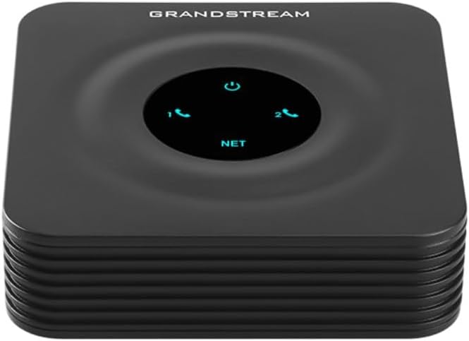 Grandstream HT802 v2 VoIP Adapter, 2 FXS Ports Fast Ethernet SIP ATA T.38 Fax (Like New)