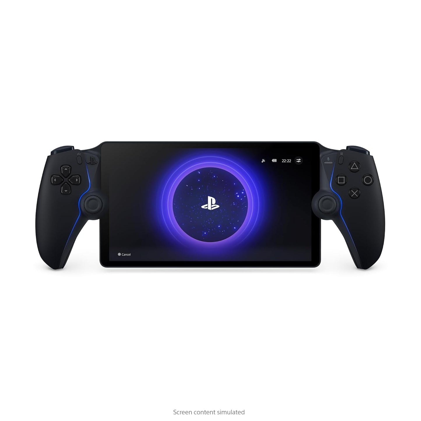 PlayStation CFI-Y1001 8" LCD Portal Wireless Remote Player - Midnight Black (Like New)