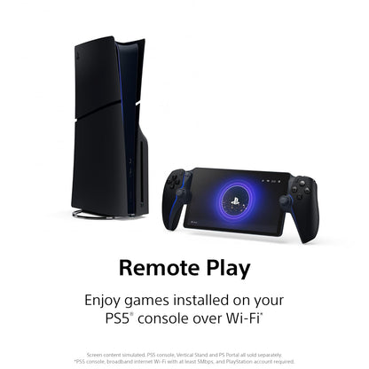 PlayStation CFI-Y1001 8" LCD Portal Wireless Remote Player - Midnight Black (Like New)