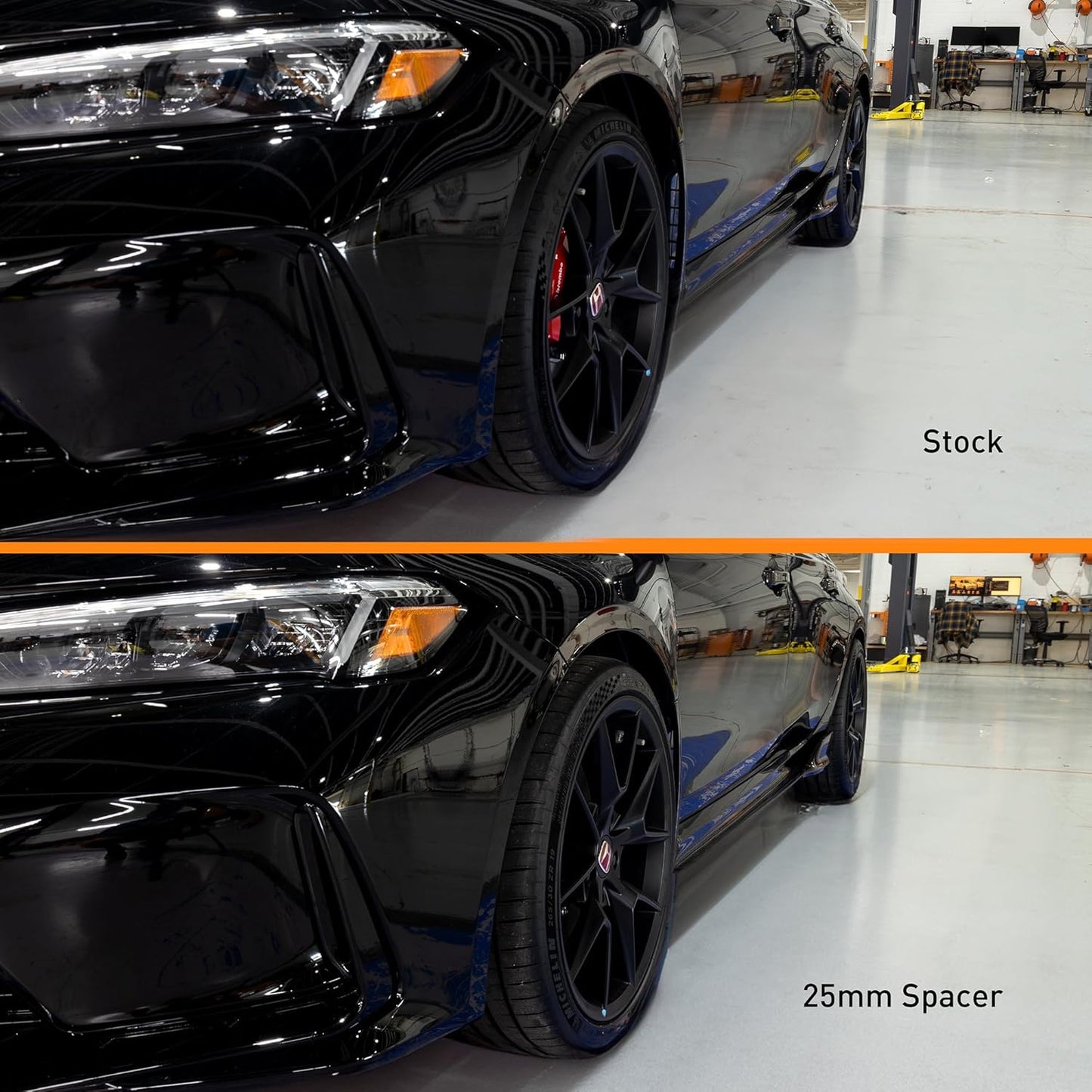 Mishimoto MMWS-013-200BK Wheel Spacers for 2017+ Honda Civic Type R, Tesla S/X (Like New)