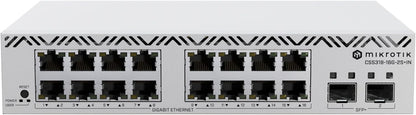 MikroTik CSS318-16G-2S+IN Managed Network Switch,16 Gigabit Ethernet Ports, 240V (Used, No Retail Box)