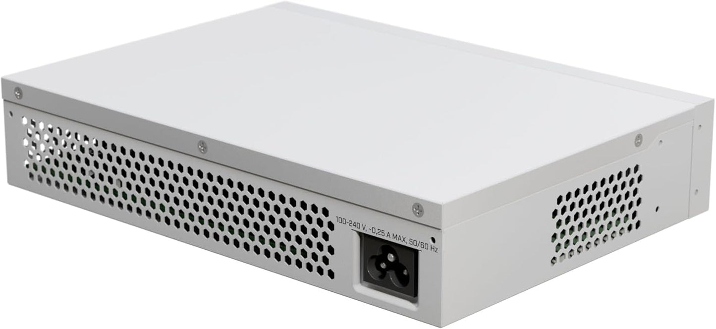 MikroTik CSS318-16G-2S+IN Managed Network Switch,16 Gigabit Ethernet Ports, 240V (Used, No Retail Box)