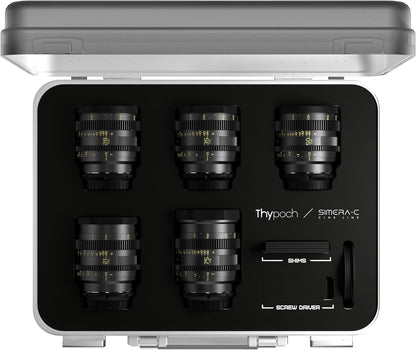 Thypoch Simera-C T1.5 Full-Frame Lens Kit for Sony E Mount, 21-75mm Prime Manual (Like New)