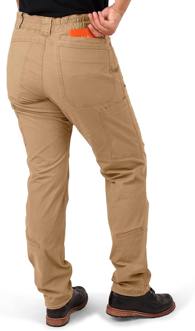 Dovetail Workwear Women�s Provisions High-Rise Cargo Pants, Sandstone - Size 4 L (Like New)