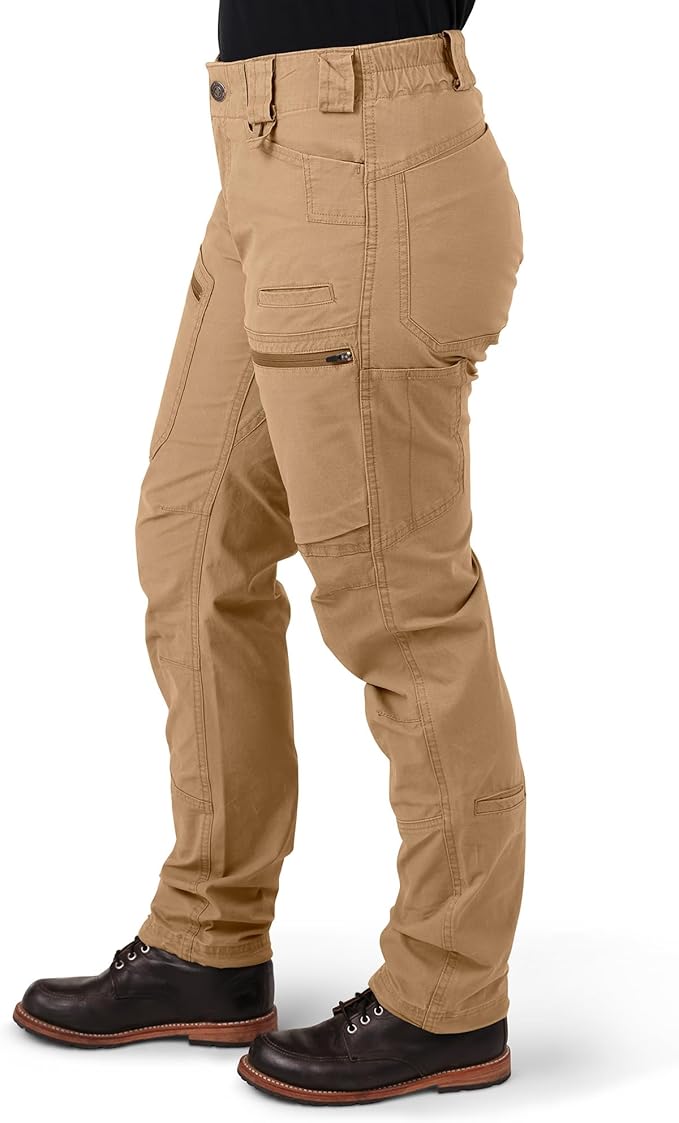 Dovetail Workwear Women�s Provisions High-Rise Cargo Pants, Sandstone - Size 4 L (Like New)