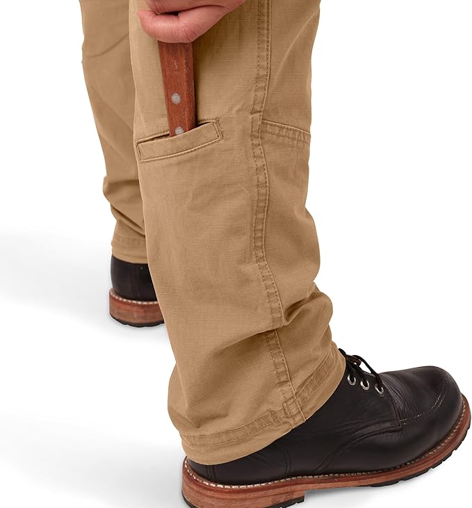 Dovetail Workwear Women�s Provisions High-Rise Cargo Pants, Sandstone - Size 4 L (Like New)