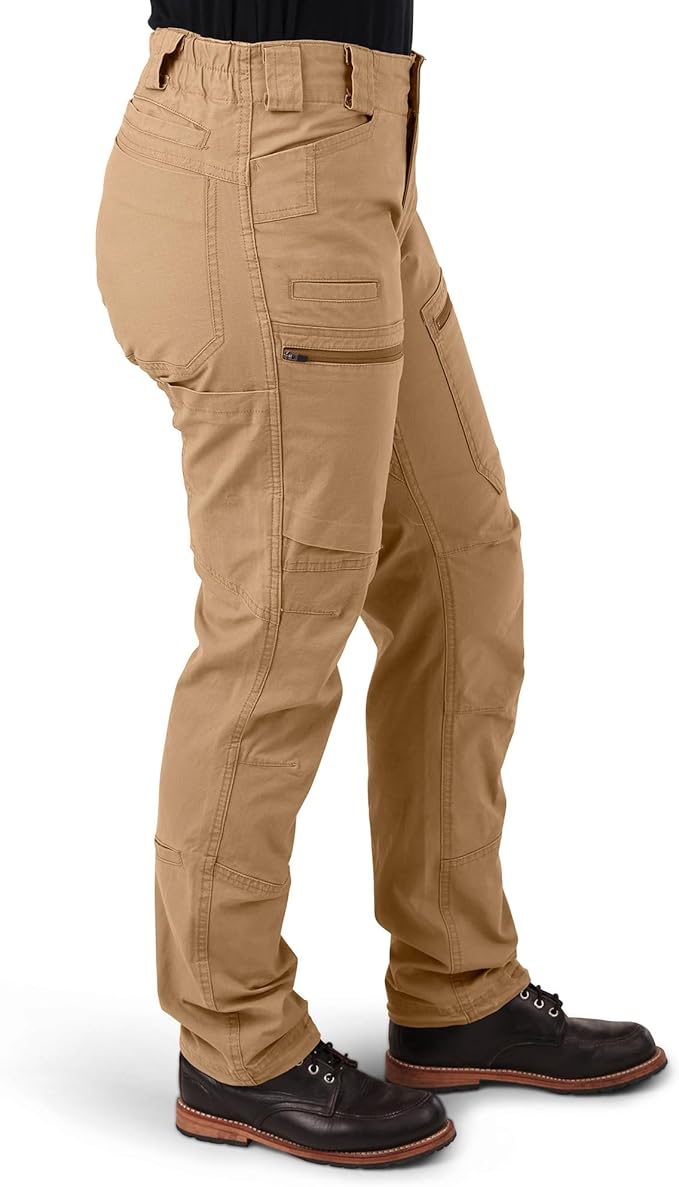 Dovetail Workwear Women�s Provisions High-Rise Cargo Pants, Sandstone - Size 4 L (Like New)