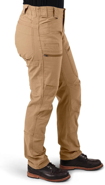Dovetail Workwear Women�s Provisions High-Rise Cargo Pants, Sandstone - Size 4 L (Like New)