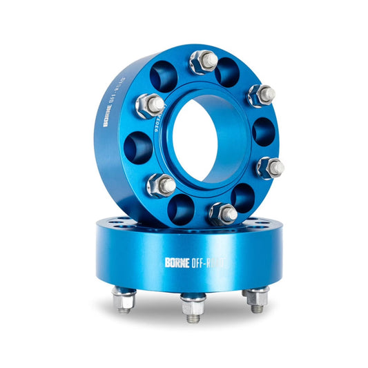 Borne Off-Road by Mishimoto BNWS-010-500BL Wheel Spacer, 5x150 110.1 50 M1, Blue (Like New)