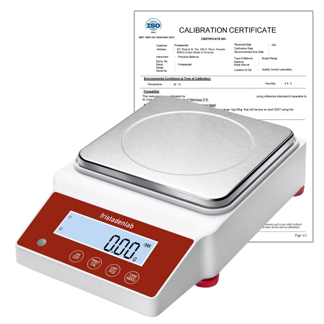 Fristaden Lab YP2002C 2000g × 0.01g Digital Precision Balance with RS-232 & Pan (Used)