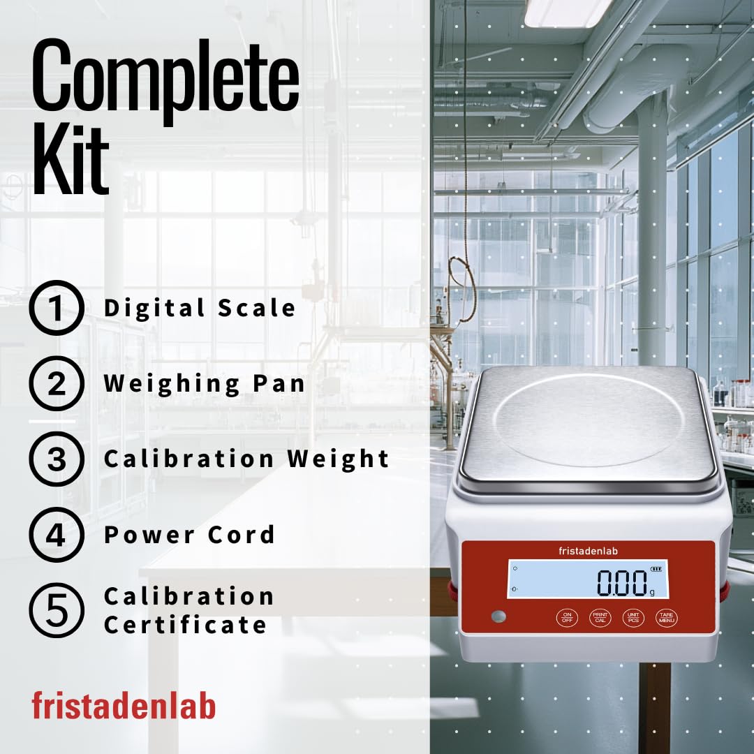 Fristaden Lab YP2002C 2000g × 0.01g Digital Precision Balance with RS-232 & Pan (Used)