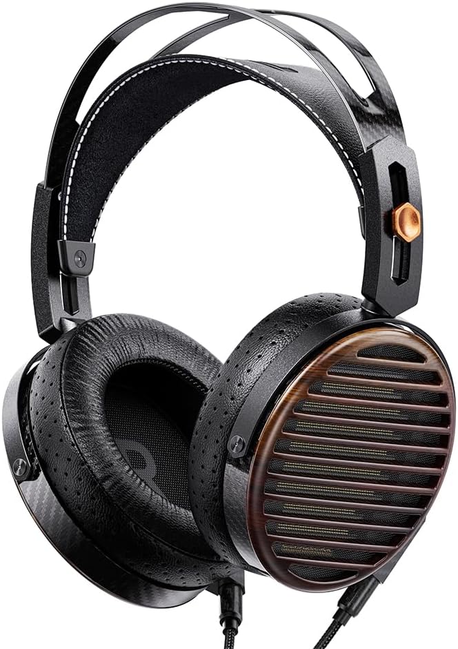 FiiO FT7 Headphones Open-Back Planar 106mm Planar Magnetic Monitor Earphone Gold (Like New)