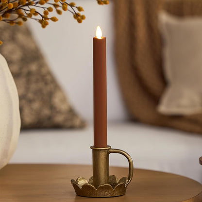 Luminara Flameless Melted Top Real Wax Candle for Decor, Moving Flame Technology (Used)