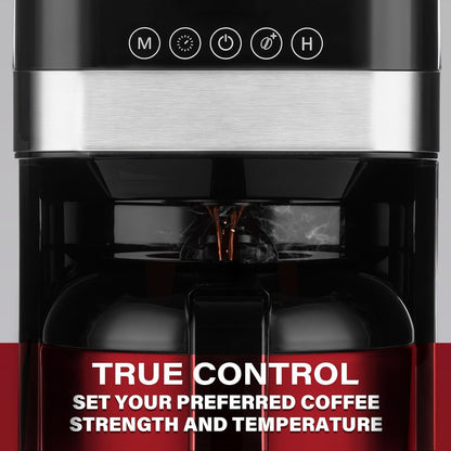 Melitta Aroma Tocco Thermal Drip Coffee Maker with 5-Pack Coffee Filters - Black (Used)