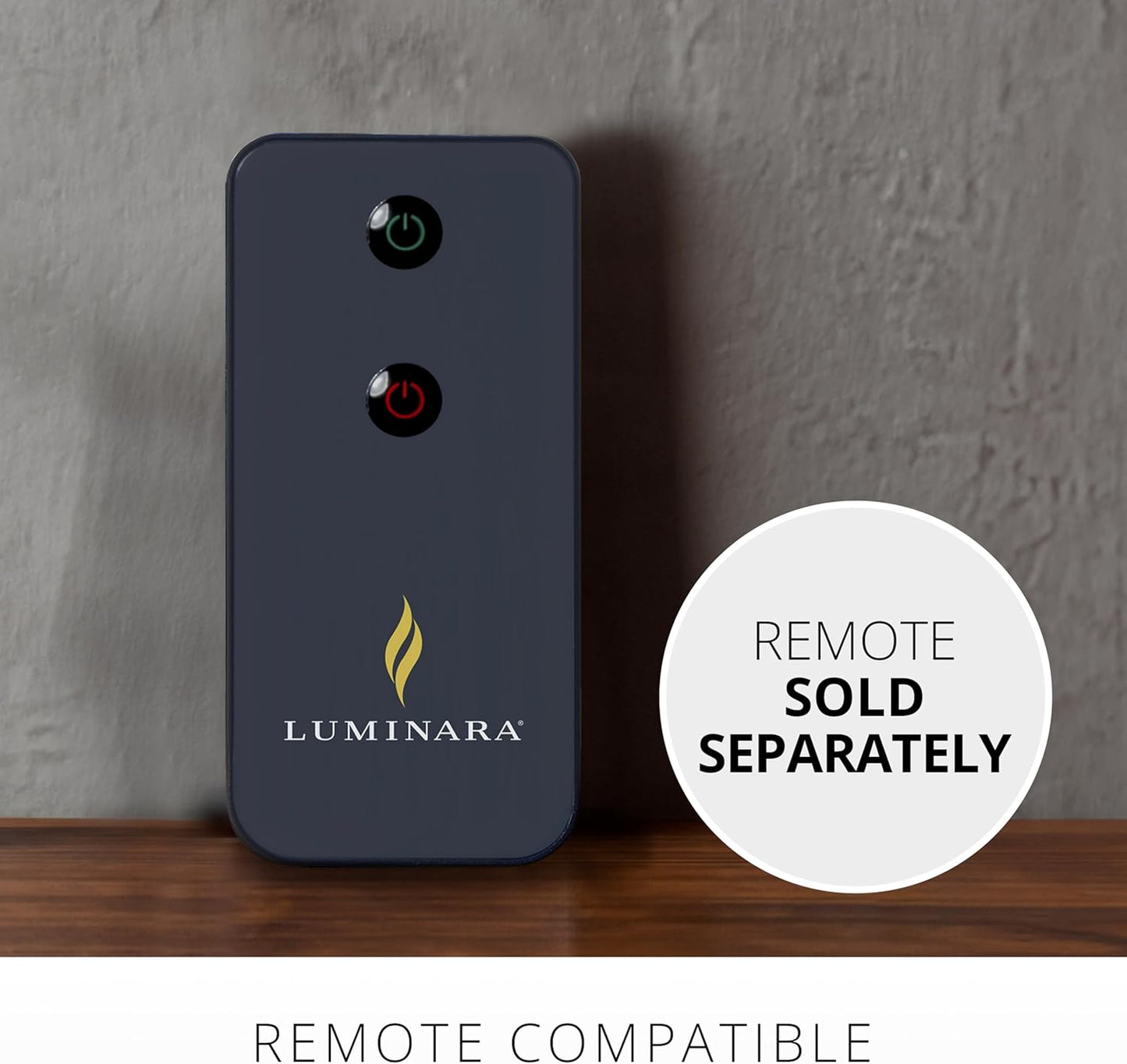 Luminara Flameless Battery Operated LED Red Pillar Candle, Timer Moving Flame (Like New)