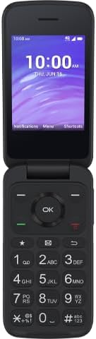 TCL FLIP GO 4058W 4G LTE 1GB RAM 2.8" Unlocked Flip Smartphone - Midnight Blue (Like New)
