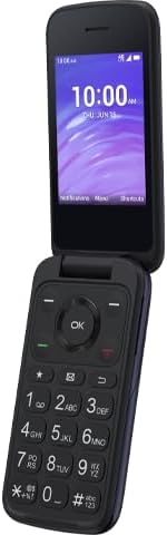 TCL FLIP GO 4058W 4G LTE 1GB RAM 2.8" Unlocked Flip Smartphone - Midnight Blue (Like New)