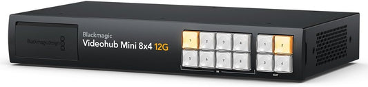 Blackmagic Design Compact Videohub Mini 8x4 12G Network Router, 12 Channels (Like New)