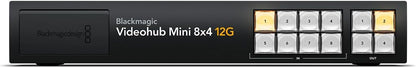 Blackmagic Design Compact Videohub Mini 8x4 12G Network Router, 12 Channels (Like New)