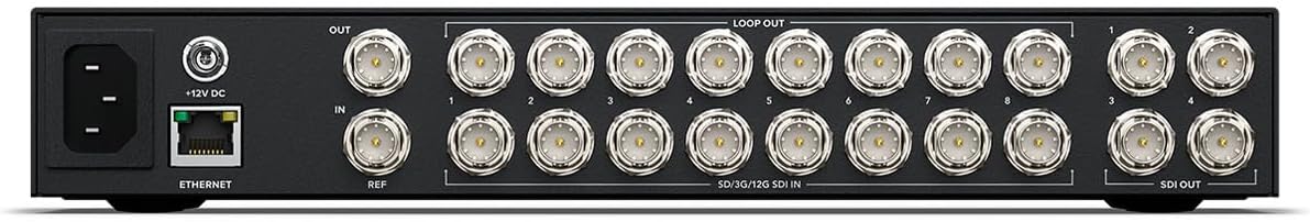 Blackmagic Design Compact Videohub Mini 8x4 12G Network Router, 12 Channels (Like New)