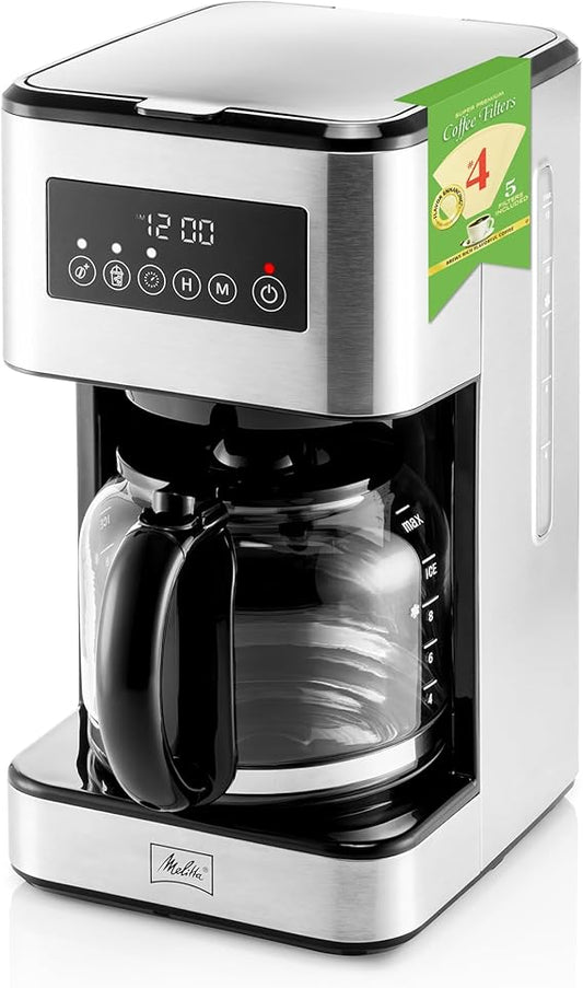 Melitta Aroma Series Programmable Drip Coffee Makers with 5-Pack Coffee Filters (Used)