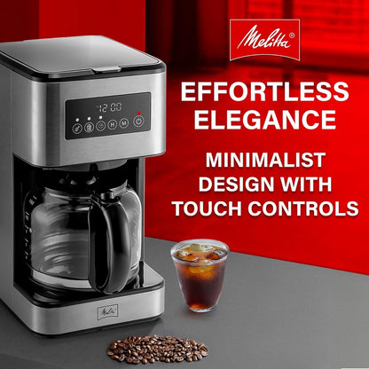 Melitta Aroma Series Programmable Drip Coffee Makers with 5-Pack Coffee Filters (Used)