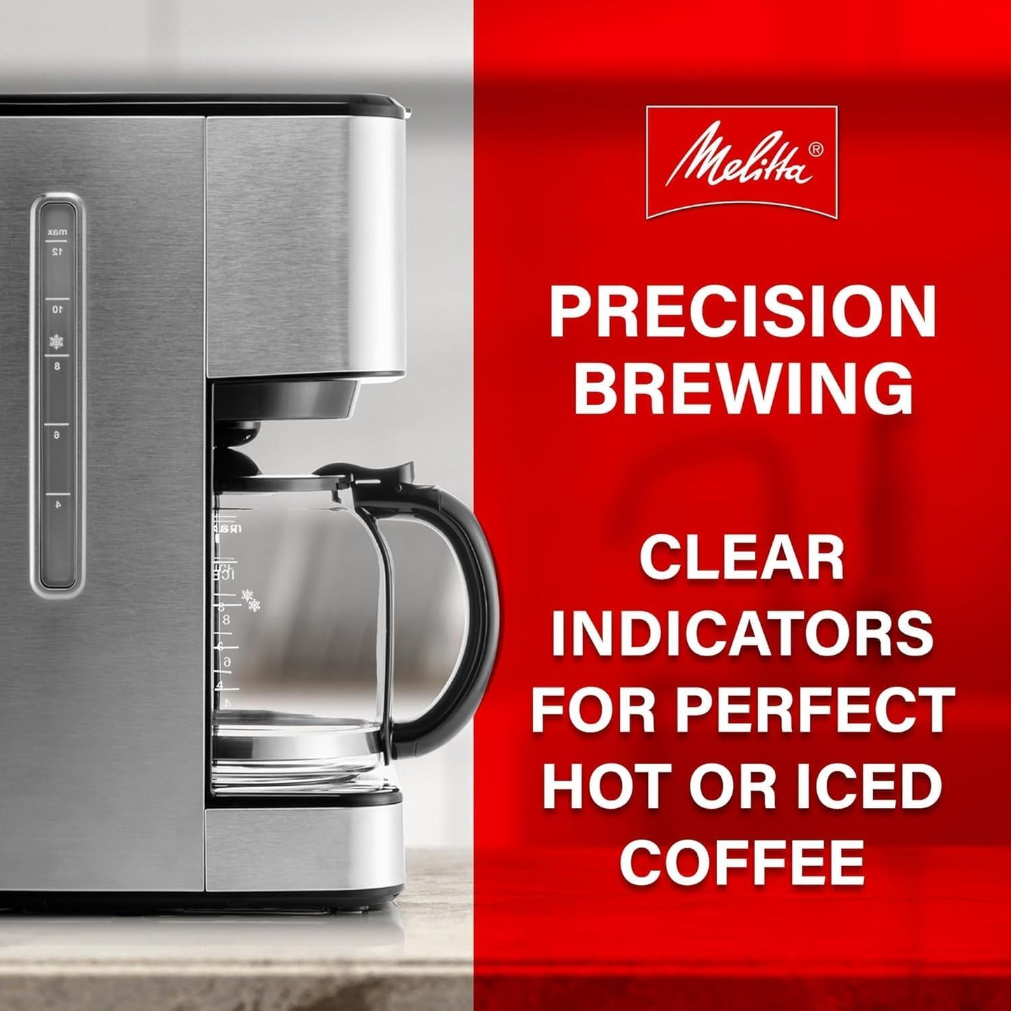 Melitta Aroma Series Programmable Drip Coffee Makers with 5-Pack Coffee Filters (Used)
