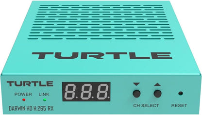 Turtle AV Darwin HD H.265 HDMI AV-over-IP Receiver, 1080p60 4:4:4 PoE Gigabit Rx (Like New)